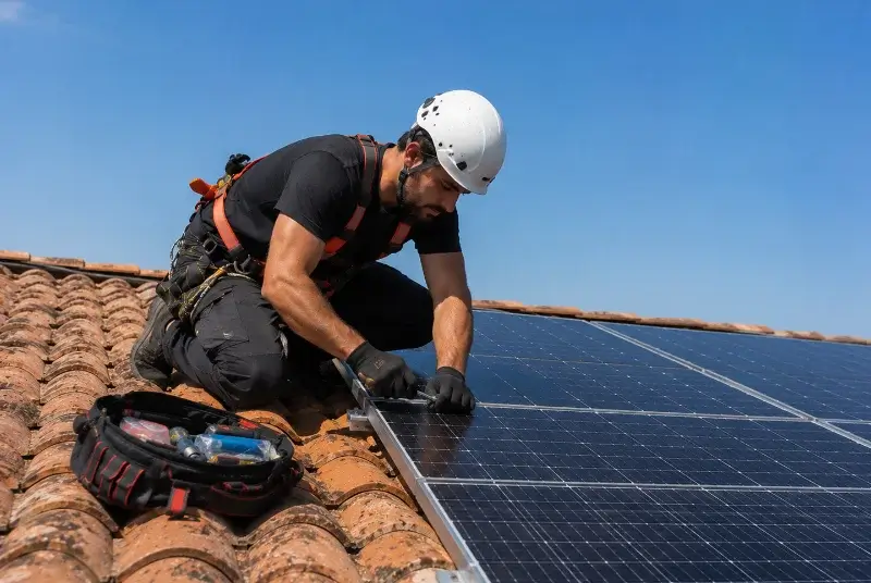 Maintenance et monitoring de panneaux solaires à Saint-Ferréol