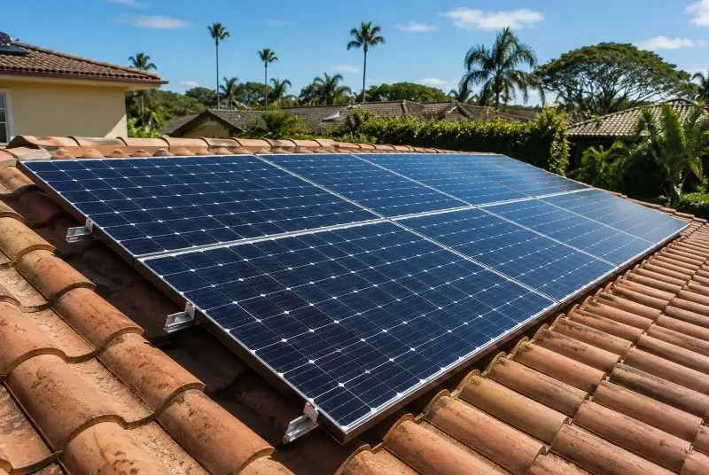 Installation de panneaux solaires à Saint-Ferréol